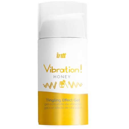 INTT POTENTE ESTIMULANTE INTIMO GEL VIBRADOR LIQUIDO MIEL 15 ML