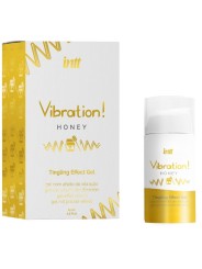 INTT POTENTE ESTIMULANTE INTIMO GEL VIBRADOR LIQUIDO MIEL 15 ML