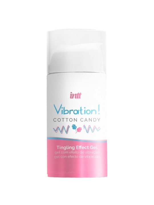 INTT POTENTE ESTIMULANTE INTIMO GEL VIBRADOR LIQUIDO ALGODON DE AZUCAR 15 ML