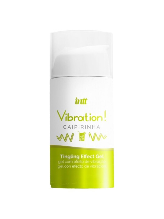 INTT POTENTE ESTIMULANTE INTIMO GEL VIBRADOR LIQUIDO CAIPIRINHA 15 ML