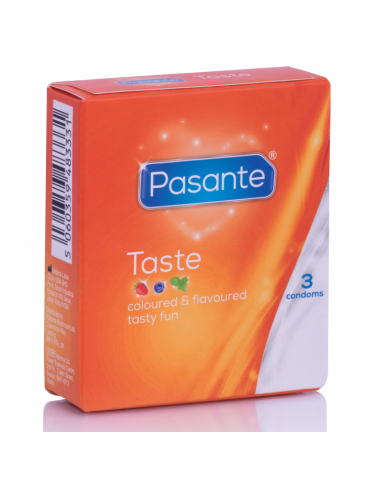 PASANTE PRESERVATIVOS SABORES 3 UNIDADES