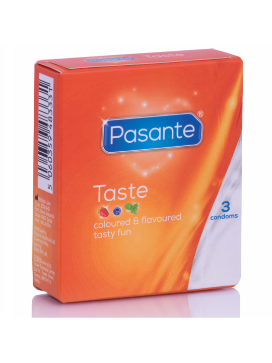 PASANTE PRESERVATIVOS SABORES 3 UNIDADES