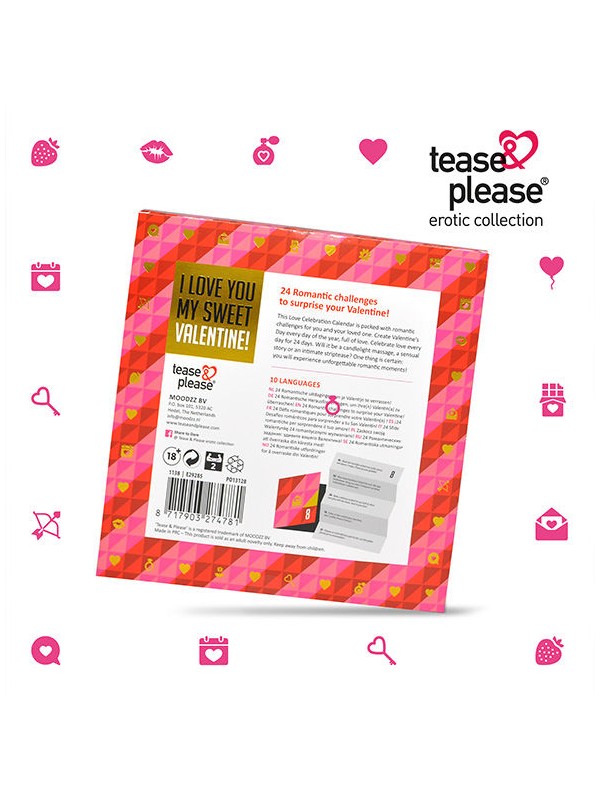 TEASE PLEASE VALENTINE ADVENT CALENDAR