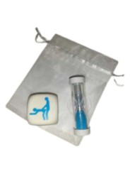 DIABLO PICANTE DADO KAMASUTRA DE POSTURAS PARA CHICOS CON RELOJ DE ARENA