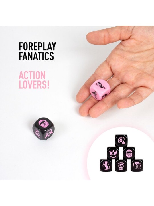 SECRET PLAY JUEGO 2 DADOS FOREPLAY FANATICS