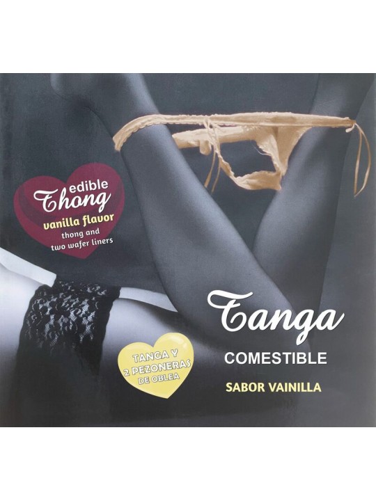HOTFLOWERS TANGA WAFER Y 2 PEZONES NINA SABOR VAINILLA es pt es fr it 