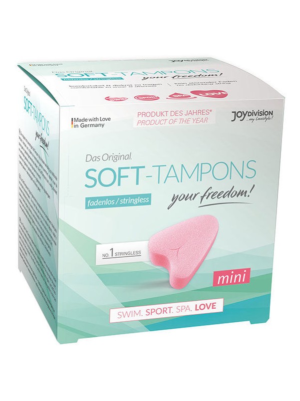 JOYDIVISION SOFT TAMPONS TAMPONES ORIGINALES MINI LOVE 3UDS