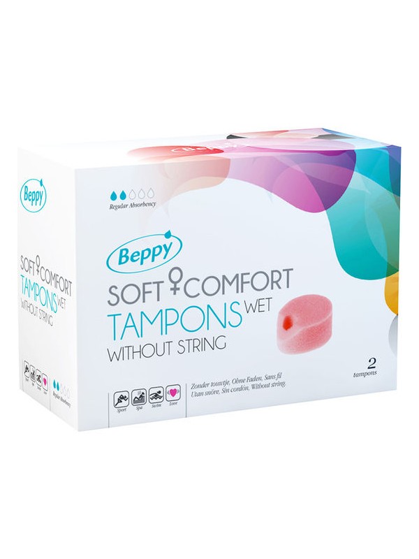 BEPPY TAMPONES LUBRICADOS 2 UDS