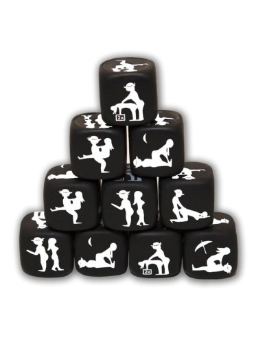 DIABLO PICANTE DADO DE POSTURAS NEGRO