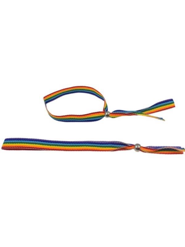PRIDE PULSERA BOLITA PLATEADA BANDERA LGBT