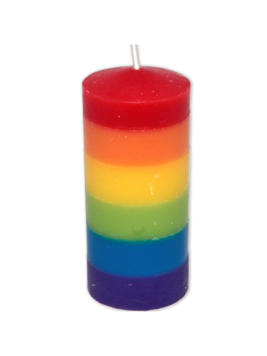 PRIDE VELA GRANDE CON LA BANDERA LGBT