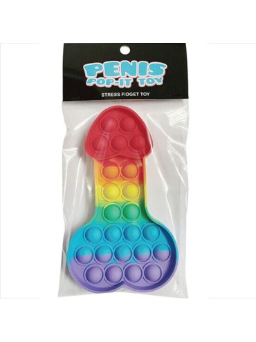KHEPER GAMES JUGUETE ANTIESTRES PENIS POP IT MULTICOLOR