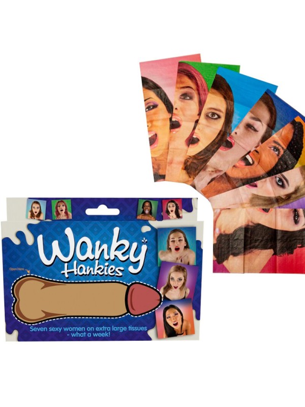 SPENCER FLEETWOOD WANKY HANKIES 7 PANUELOS EXTRA GRANDES MUJERES