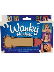 SPENCER FLEETWOOD WANKY HANKIES 7 PANUELOS EXTRA GRANDES MUJERES