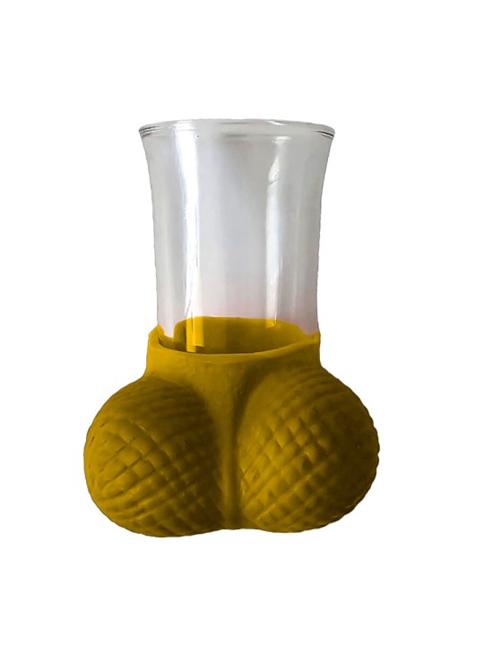 DIABLO PICANTE VASO DE CHUPITOS DORADO