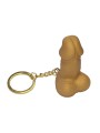 DIABLO PICANTE SILBATO LLAVERO CON FORMA DE PENE DORADO