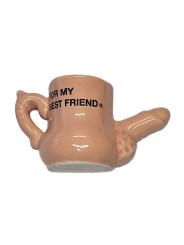 DIABLO PICANTE IMAN TAZA CERAMICA CON PENE EN RELIEVE FOR MY BEST FRIEND