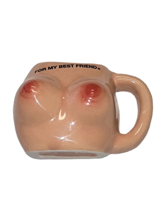 DIABLO PICANTE IMAN DE PECHOS EN TAZA CERAMICA FOR MY BEST FRIEND