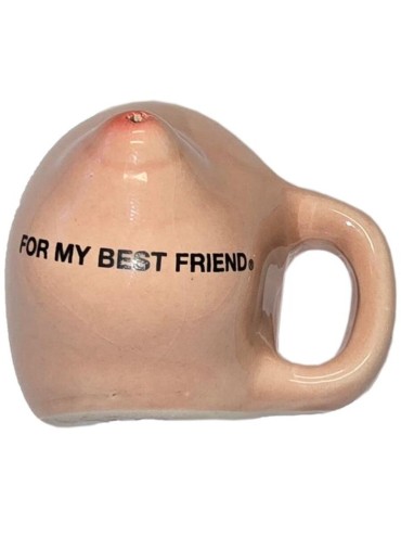 DIABLO PICANTE IMAN DE 1 PECHO EN TAZA CERAMICA FOR MY BEST FRIEND