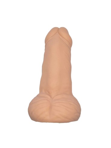 DIABLO PICANTE JUGUETE ANTIESTRES CON FORMA DE PENE COLOR CARNE