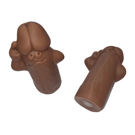 DIABLO PICANTE SILBATO CON FORMA DE PENE COLOR MULATO