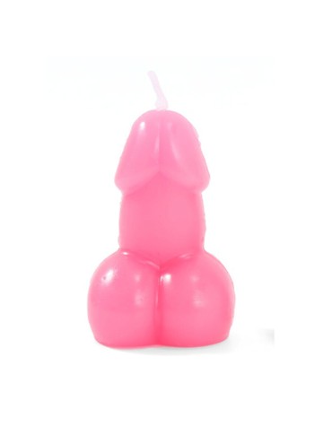 DIABLO PICANTE VELA CON FORMA DE PENE COLOR FUCSIA