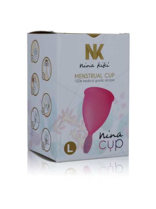 NINA KIKI COPA MENSTRUAL ROSA TALLA L