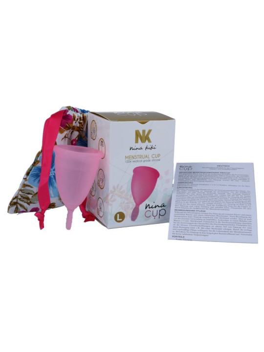NINA KIKI COPA MENSTRUAL ROSA TALLA L