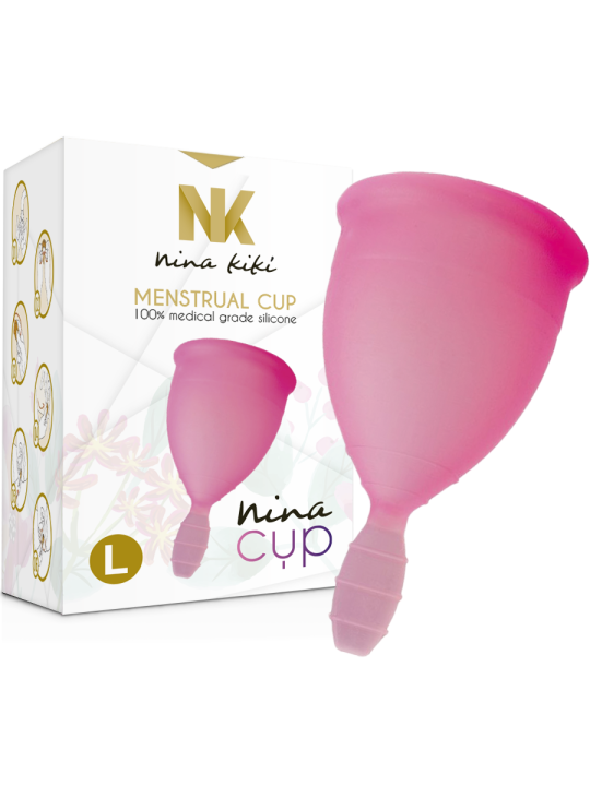NINA KIKI COPA MENSTRUAL ROSA TALLA L