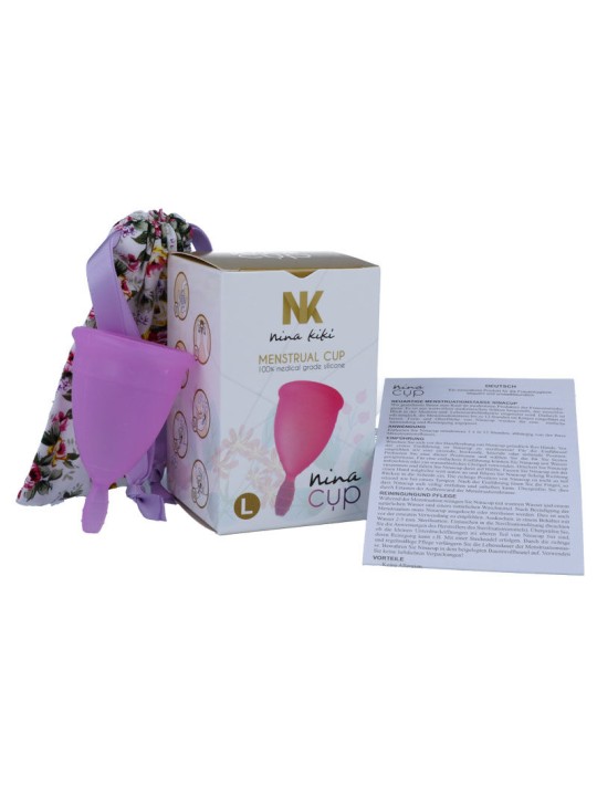 NINA KIKI COPA MENSTRUAL LILA TALLA L