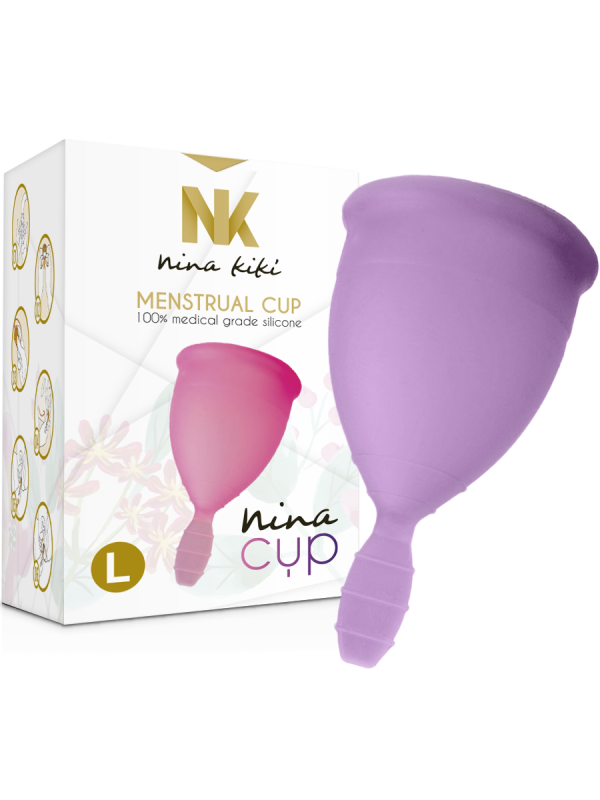 NINA KIKI COPA MENSTRUAL LILA TALLA L