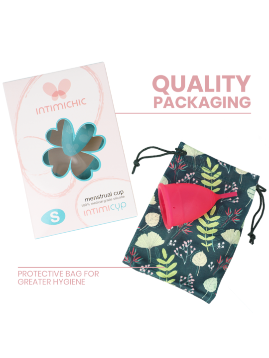 INTIMICHIC COPA MENSTRUAL SILICONA MEDICA TALLA S