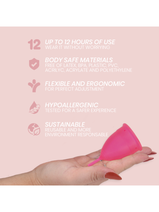 INTIMICHIC COPA MENSTRUAL SILICONA MEDICA TALLA L