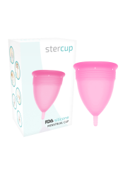 STERCUP COPA MENSTRUAL FDA SILICONA ROSA TALLA L