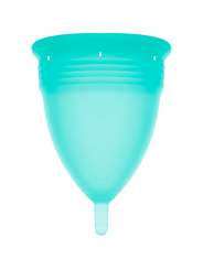 STERCUP COPA MENSTRUAL FDA SILICONA AQUAMARINA TALLA L
