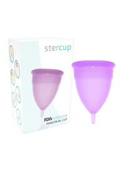 STERCUP COPA MENSTRUAL FDA SILICONA LILA TALLA L
