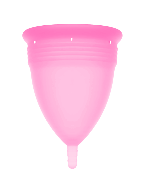 STERCUP COPA MENSTRUAL FDA SILICONA ROSA TALLA S
