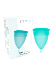 STERCUP COPA MENSTRUAL FDA SILICONA AQUAMARINA TALLA S