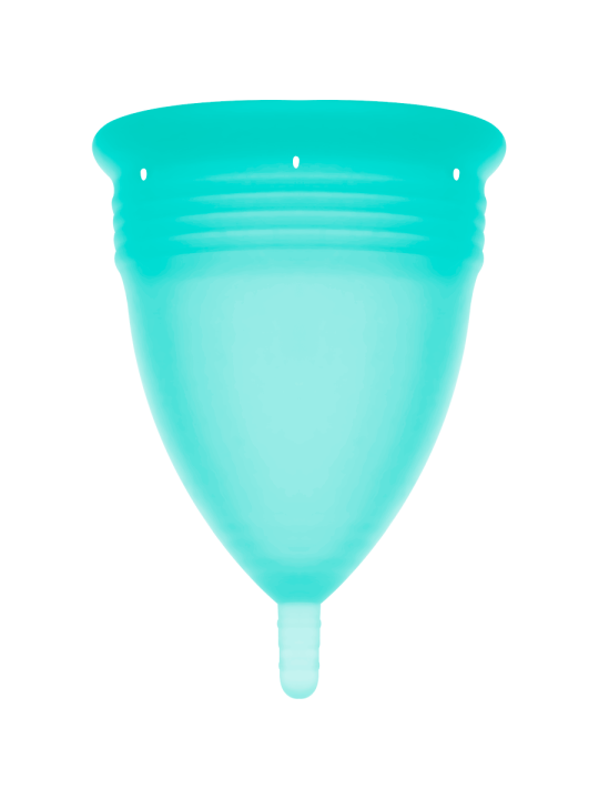 STERCUP COPA MENSTRUAL FDA SILICONA AQUAMARINA TALLA S