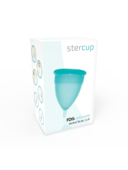 STERCUP COPA MENSTRUAL FDA SILICONA AQUAMARINA TALLA S