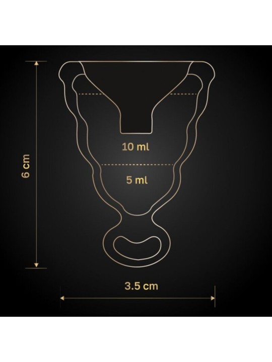 G VIBE GCUP COPA MENSTRUAL NEGRA