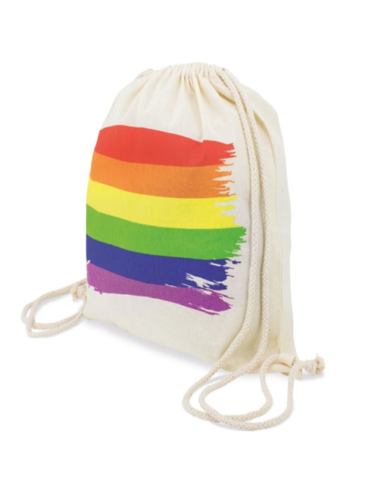 PRIDE MOCHILA ALGODON BANDERA
