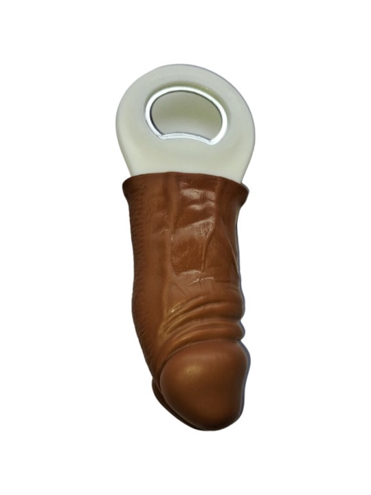 DIABLO PICANTE ABRIDOR CON FORMA PENE GOMA MULATO