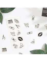 SECRET PLAY SET DE 10 TATTOOS TEMPORALES CANDY COLLECTION