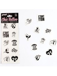 SECRET PLAY SET DE 10 TATTOOS TEMPORALES KINKY COLLECTION