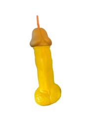 DIABLO PICANTE VASO PENE PLSTICO AMARILLO