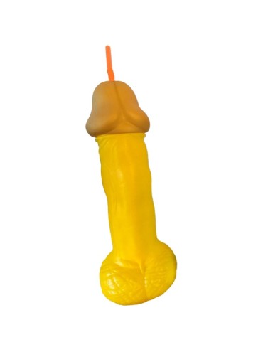 DIABLO PICANTE VASO PENE PLSTICO AMARILLO