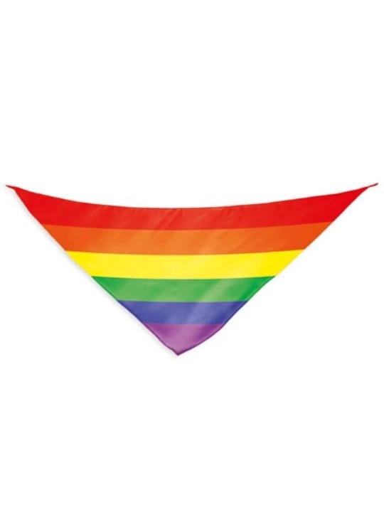PRIDE PANUELO ALGODON TRIANGULAR BANDERA ARCOIRIS