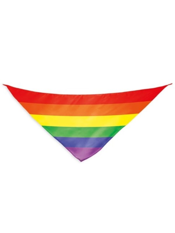 PRIDE PANUELO ALGODON TRIANGULAR BANDERA ARCOIRIS