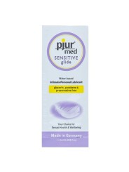 PJUR MED SENSITIVE GLIDE LUBRICANTE BASE AGUA 2 ML